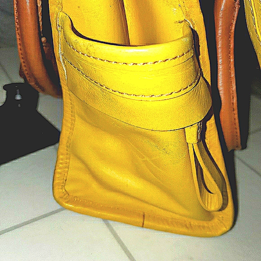 🤎💛New Cole Haan Medium Leather Tote Bag💛🤎 - Picture 8 of 14
